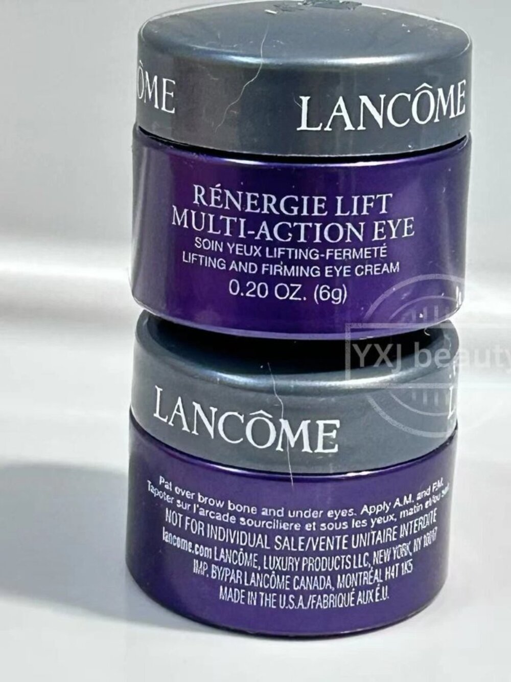 New 2x Lancome Renergie Lift Multi-Action Eye Cream Mini Size 2x 6 g/0.2 oz